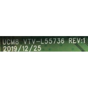 MAIN PARA SMART  TV PIONEER / NUMERO DE PARTE 631V0Q007A0 / VTV-L55736  / NUMERO DE DISPLAY V500VJ7-QE1 V:D6 / MODELO PN50951-22U 